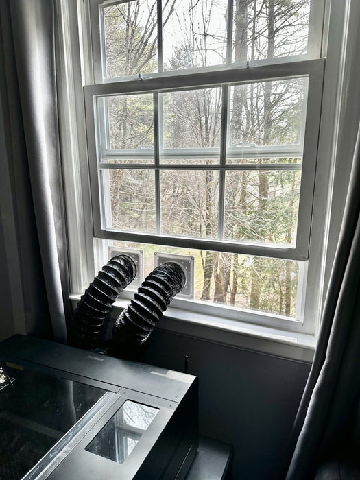 Custom Portable AC Window Kit for Hung Window