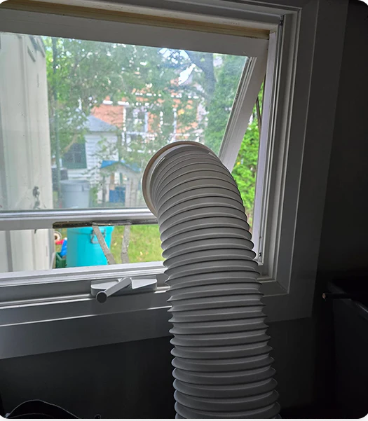 Custom Portable AC Window Vent Kits | Perfect Fit — Martinson Manufacturing