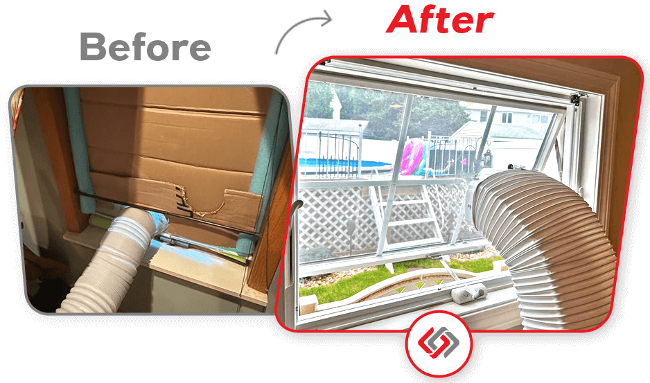Window Insert Vent Kits for Portable Air Conditioners — Martinson ...