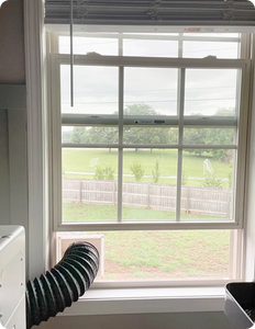 Custom Portable AC Window Insert for Single & Double Hung Windows ...