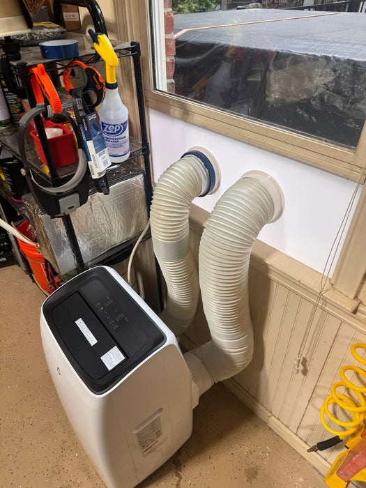 Custom Portable AC Window Insert for Single & Double Hung Windows